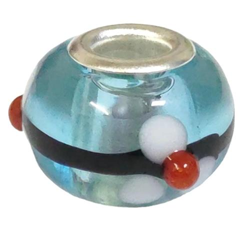 Lampwork Perlen European Stil, Einbrennlack, DIY, keine, 10mm, 100PCs/Tasche, verkauft von Tasche
