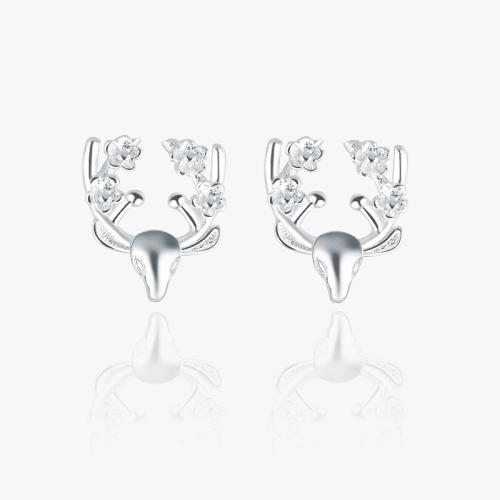 Boucles d'oreilles en laiton zircon cubique pavent, bijoux de mode & pavé de micro zircon & pour femme, 11x12mm, Vendu par paire