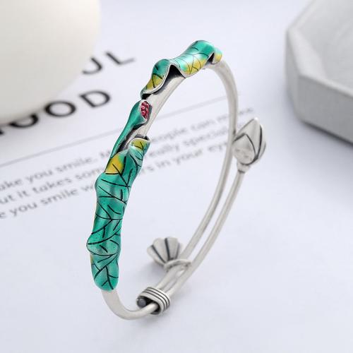 925 Sterling Silver Bangle Bracelet fashion jewelry & for woman Inner Approx 55mm Sold By PC