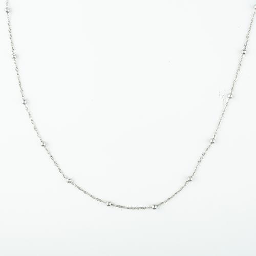 Corrente de colar, Aço inoxidável 304, joias de moda & para mulher, Mais cores pare escolha, vendido para Aprox 74 cm Strand