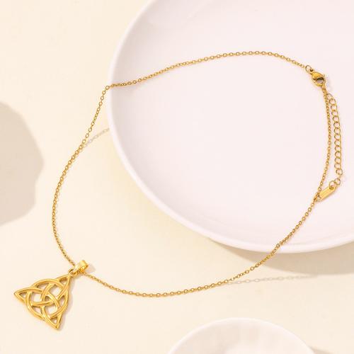 Stainless Steel Jewelry Necklace, 304 Stainless Steel, with 5cm extender chain, Vacuum Ion Plating, Different Shape for Choice & fashion jewelry & for woman, more colors for choice, Length:Approx 40 cm, Sold By PC