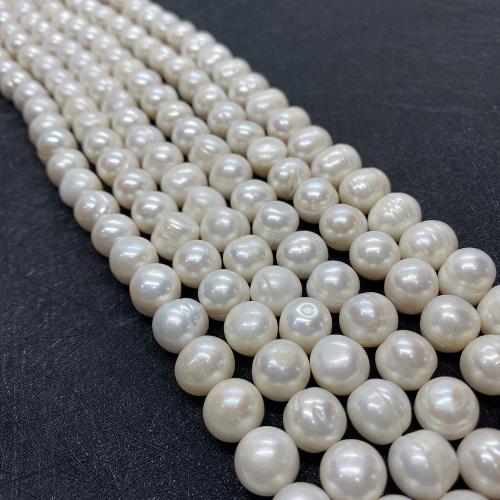 Cultured Potato Freshwater Pearl Beads, DIY & different size for choice, white, Sold Per Approx 38 cm Strand