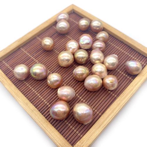 Edison Pearl Beads, Slightly Round, DIY & different styles for choice, multi-colored, about:12-15mm, Sold By PC