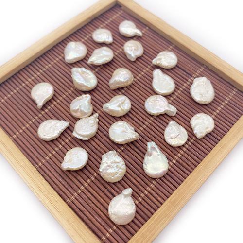 Perles nacres baroques de culture d'eau douce , perle d'eau douce cultivée, DIY, blanc, about:11-12mm, Vendu par PC