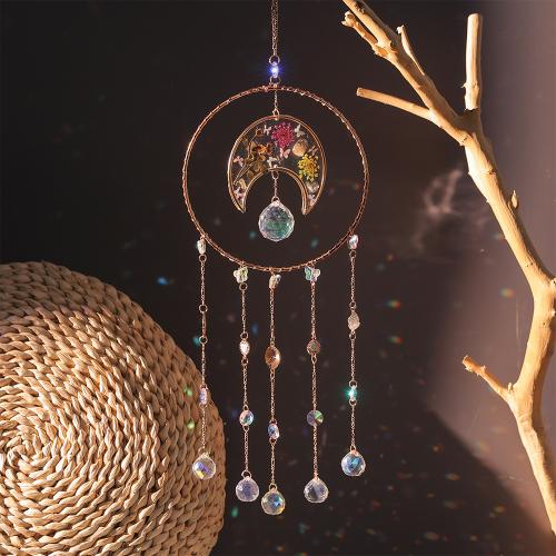 Hanging Ornaments Iron with Glass handmade for home and office mixed colors nickel lead & cadmium free Sold By PC