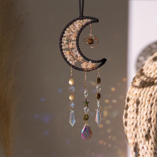 Hanging Ornaments Iron with leather cord handmade for home and office mixed colors nickel lead & cadmium free Sold By PC
