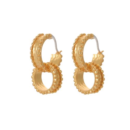 Laiton Leverback boucle d'oreille, Plaqué or 18K, bijoux de mode & pour femme, 25x15mm, Vendu par paire
