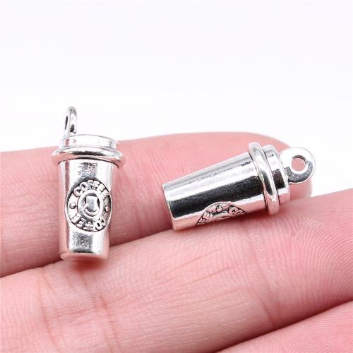 Tibetan Style Pendants, Cup, antique silver color plated, DIY, 21x10mm, Sold By PC