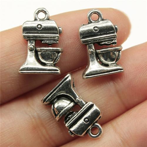 Tibetan Style Pendants, plated, DIY, more colors for choice, 16x10mm, Sold By PC