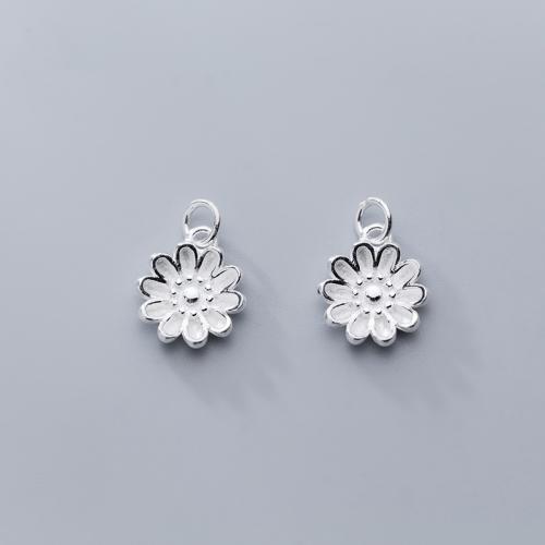 925 Sterling Silver Pendant Daisy DIY Sold By PC