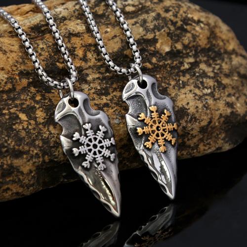 Stainless Steel Jewelry Necklace, 304 Stainless Steel, polished, fashion jewelry & for man, more colors for choice, Length:Approx 60 cm, Sold By PC