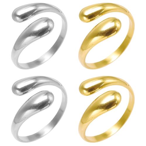 Stainless Steel Finger Ring, 304 Stainless Steel, plated, Adjustable & Unisex, more colors for choice, Sold By PC