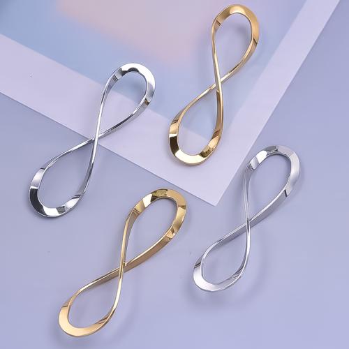 Stainless Steel Pendants, 304 Stainless Steel, Infinity, plated, DIY, more colors for choice, Sold By PC