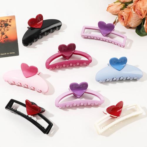Hair Claw Clips, Plastic, handmade, different styles for choice & for woman, more colors for choice, Sold By PC