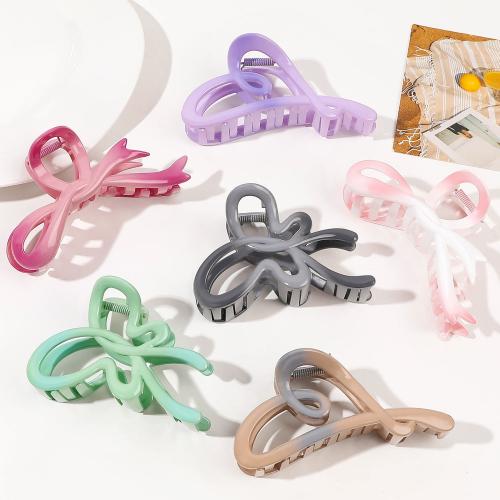 Hair Claw Clips, Plastic, handmade, gradient color & different styles for choice & for woman, more colors for choice, Sold By PC