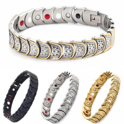 Zinc Alloy Bracelet fashion jewelry & Unisex & enamel Length Approx 21 cm Sold By PC