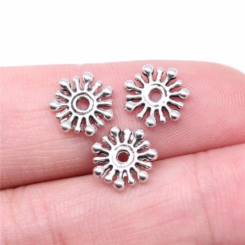 Tibetan Style Jewelry Beads, antique silver color plated, DIY, 10x2mm, Sold By PC