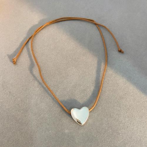Messing Halskette, Modeschmuck & für Frau, braun, Länge:ca. 50 cm, verkauft von PC