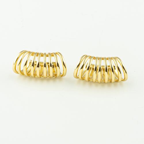 Fashion Earring Cuff and Wraps, Brass, fashion jewelry & for woman, golden, 25x13mm, 50Pairs/Lot, Sold By Lot