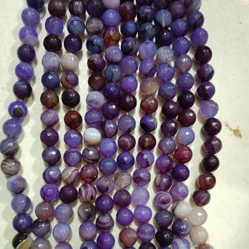 Agate Beads, DIY & faceted, more colors for choice, 16mm, Sold Per Approx 38 cm Strand