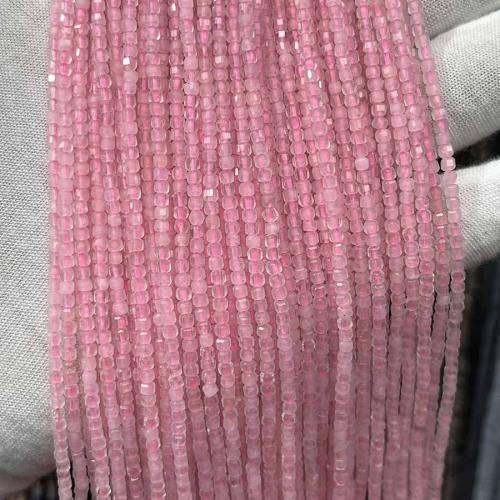 Natural Rose Quartz Beads, DIY, pink, aboutuff1a2.5mm, Sold Per Approx 38 cm Strand