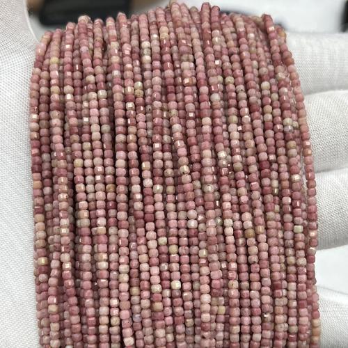 Perles bijoux en pierres gemmes, Pierre naturelle, DIY, rose, aboutuff1a2.5mm, Vendu par Environ 38 cm brin