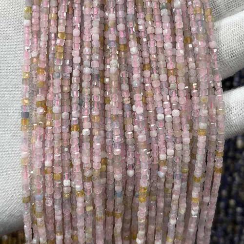 Gemstone Jewelry Beads, Morganite, DIY, mixed colors, aboutuff1a2.5mm, Sold By Strand