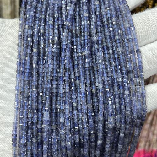 Gemstone Jewelry Beads, Iolite, DIY, blue, aboutuff1a2.5mm, Sold Per Approx 38 cm Strand