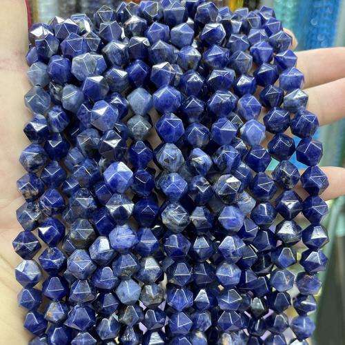 Natural Sodalite Beads, DIY & different size for choice, blue, Sold Per Approx 38 cm Strand