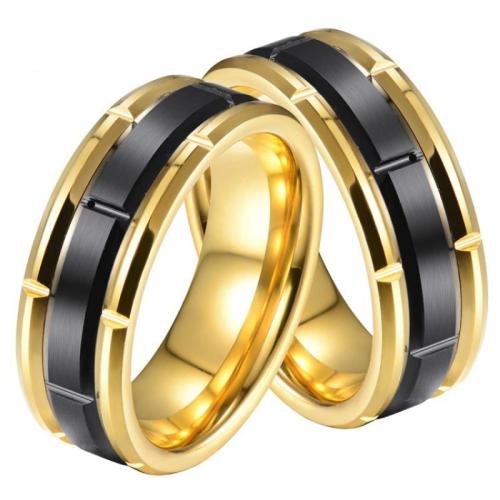 Tungsten Steel Ring for Men , plated, fashion jewelry & different size for choice & for man, more colors for choice, Width: 8.03mm, thickness :2.4mm, Sold By PC