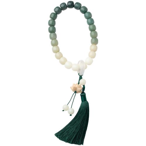 Bodhi racine bracelet, avec Fil de coton & Buis & Agate, fait à la main, bijoux de mode & pour femme, plus de couleurs à choisir, Longueur:Environ 25 cm, Vendu par PC