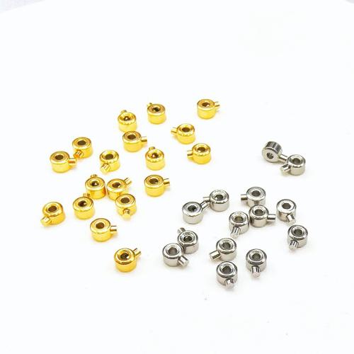 316L Stainless Steel Positioning Bead, plated, DIY & different styles for choice, more colors for choice, Sold By PC