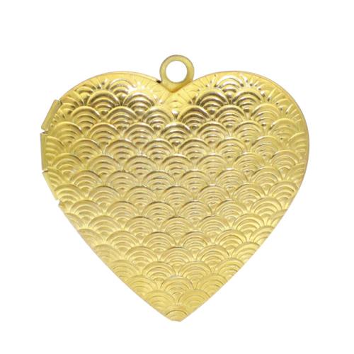 Brass Locket Pendants, Heart, DIY & different styles for choice, more colors for choice, Sold By PC