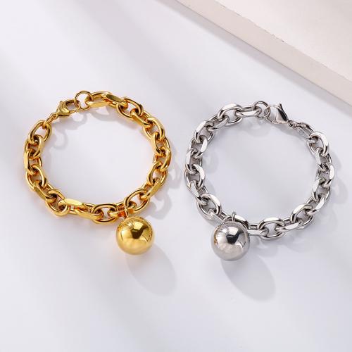 Stainless Steel Jewelry Bracelet 304 Stainless Steel Vacuum Ion Plating for woman Sold By PC