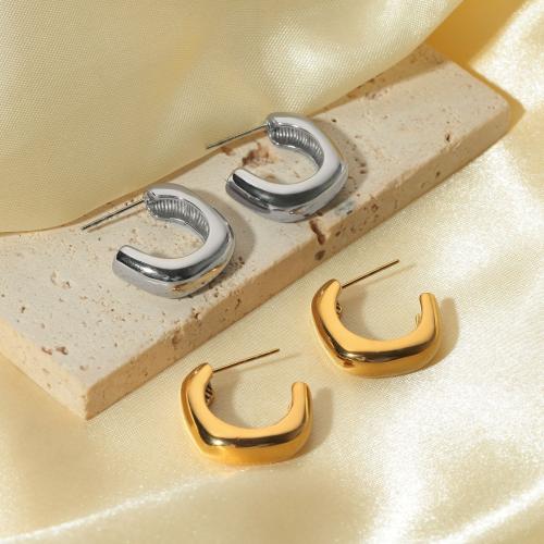 Boucle d'oreille de gaujon en acier inoxydable, Acier inoxydable 304, bijoux de mode & pour femme, plus de couleurs à choisir, 20.40x6.30mm, Vendu par paire