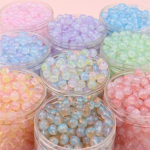 Fashion Glass Beads, DIY, more colors for choice, 10mm, Hole:Approx 1mm, 30PCs/Bag, Sold By Bag