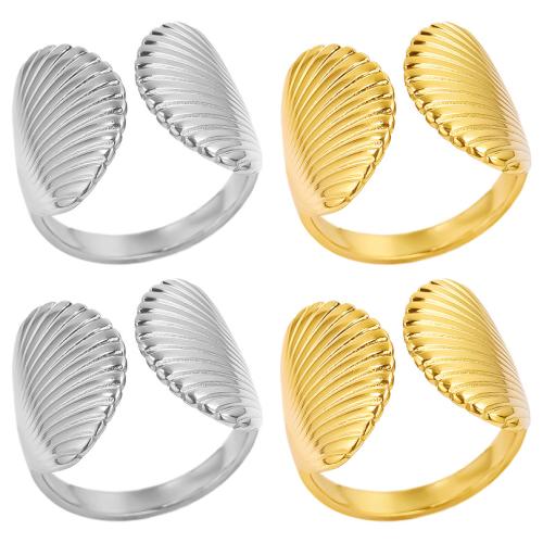 Stainless Steel Finger Ring, 304 Stainless Steel, plated, fashion jewelry, more colors for choice, Sold By PC