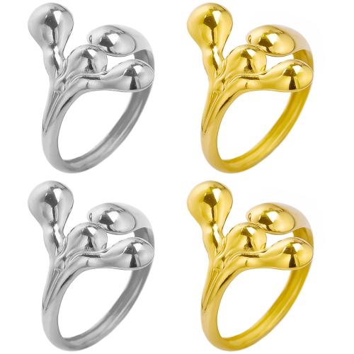 Prst prsten z nerezové oceli, 304 Stainless Steel, á, módní šperky, více barev na výběr, Prodáno By PC