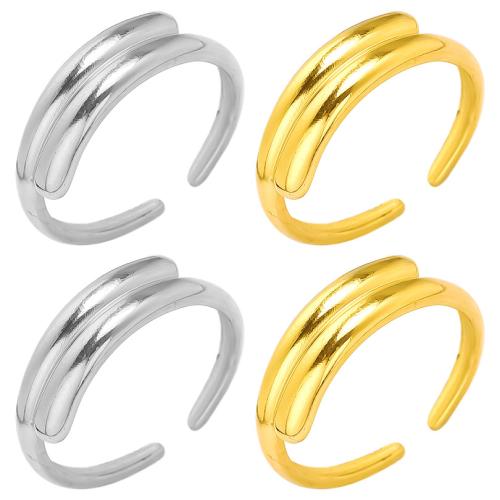 Палец кольцо из нержавеющей стали, Нержавеющая сталь 304, Другое покрытие, ювелирные изделия моды, Много цветов для выбора, продается PC