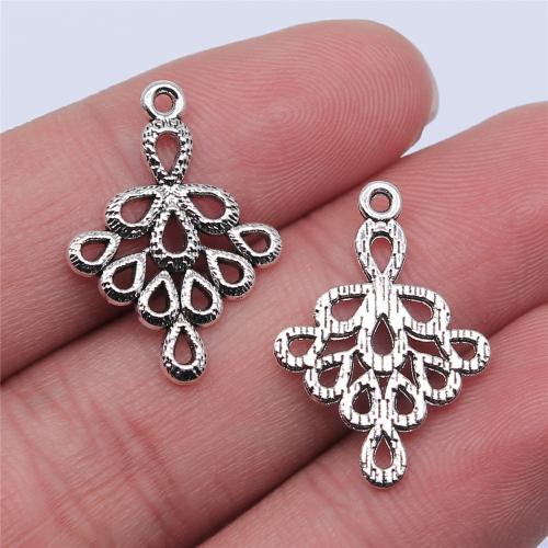 Tibetan Style Pendants, antique silver color plated, DIY, 16x24mm, Sold By PC