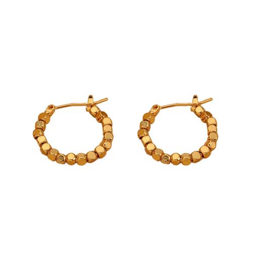 Brass Lever Back Earring, Geometrical Pattern, gold color plated, fashion jewelry & for woman, 20x3x3mm, Sold By Pair