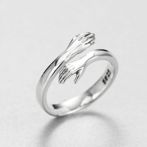 925 Sterling Silver Finger Rings, fashion jewelry & for woman, more colors for choice, US Ring Size:7, Sold By PC