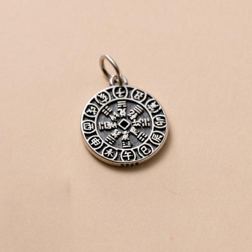 925 Sterling Silver Pendant, DIY, more colors for choice, 13.50x1.40mm, Sold By PC