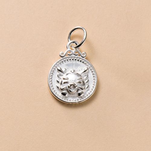 925 Sterling Silver Pendant, DIY, more colors for choice, 11x14.50x2.70mm, Sold By PC