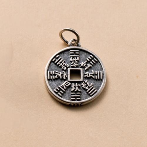 925 Sterling Silver Pendant, DIY, more colors for choice, 14.50x1.50mm, Sold By PC
