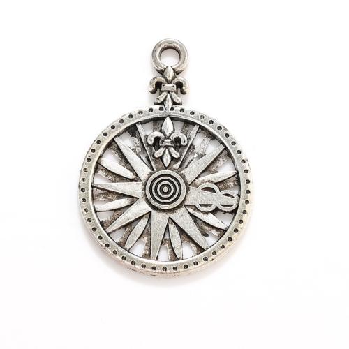 Tibetan Style Pendants, plated, DIY, more colors for choice, nickel, lead & cadmium free, 27x37mm, Approx 100PCs/Bag, Sold By Bag