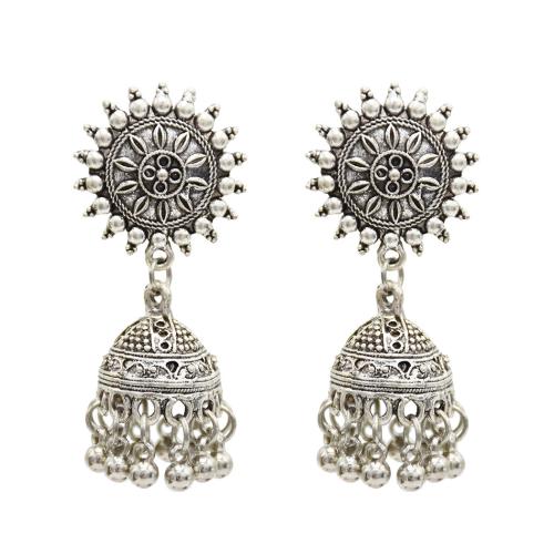 Tibetan Style Drop Earrings, vintage & different styles for choice & for woman, silver color, Sold By Pair
