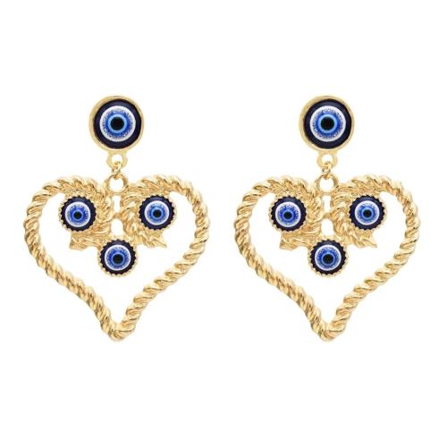 Zinc Alloy Stud Earring with Acrylic for woman Sold By Pair