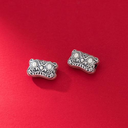 Spacer Beads Jewelry, 925 Sterling Silver, DIY, 20.50x12.70x9.60mm, Hole:Approx 2.8mm, Sold By PC