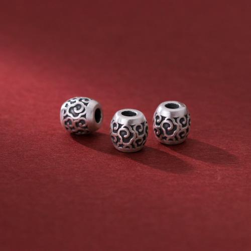 Spacer Beads Jewelry, 925 Sterling Silver, DIY, 10x9.50mm, Hole:Approx 3.5mm, Sold By PC